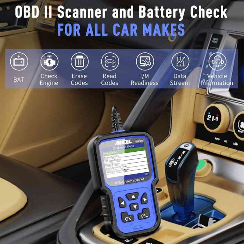 ANCEL BM500 OBD2 Professional Automotive Code Reader