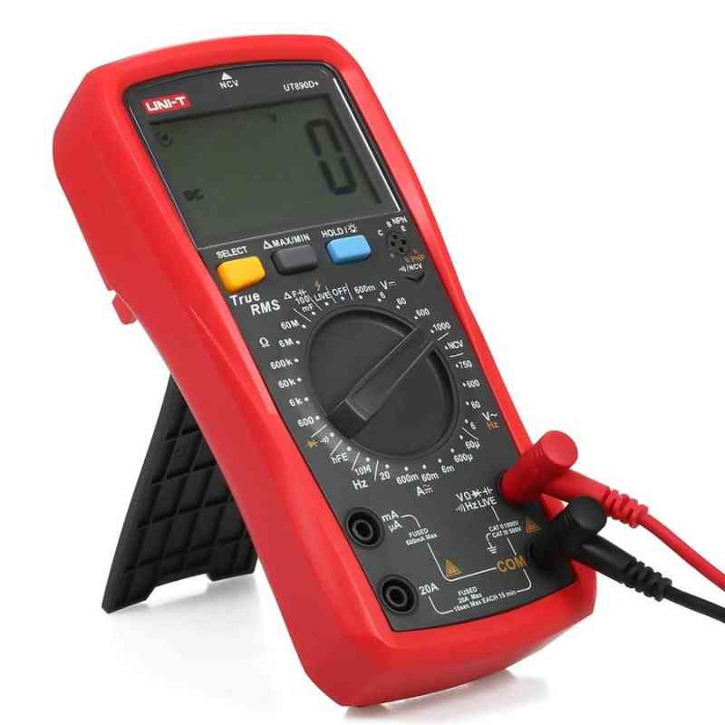 UNI-T UT890D+ Digital Multimeter | True RMS | 6000 Count | NCV | Kapasitansi & Frekuensi | Auto Range