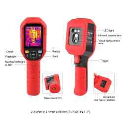 UNI-T UTi85A Thermal Imager | Kamera Termal 80x60 Pixel | Rentang Suhu -10°C s/d 400°C | Layar 2.4” TFT | MicroSD