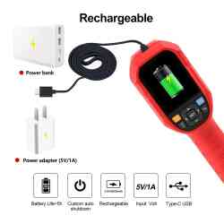 UNI-T UTi85A Thermal Imager | Kamera Termal 80x60 Pixel | Rentang Suhu -10°C s/d 400°C | Layar 2.4” TFT | MicroSD