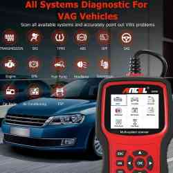 ANCEL VD700 Car Diagnosis Full System OBD2 Code Reader Specially for VAG Vehicles