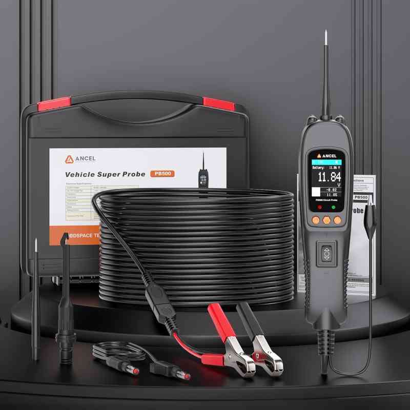 ANCEL PB500 Battery Analyzer | Tes Aki 12V & 24V | CCA 100–2000 | Tes Alternator & Starter