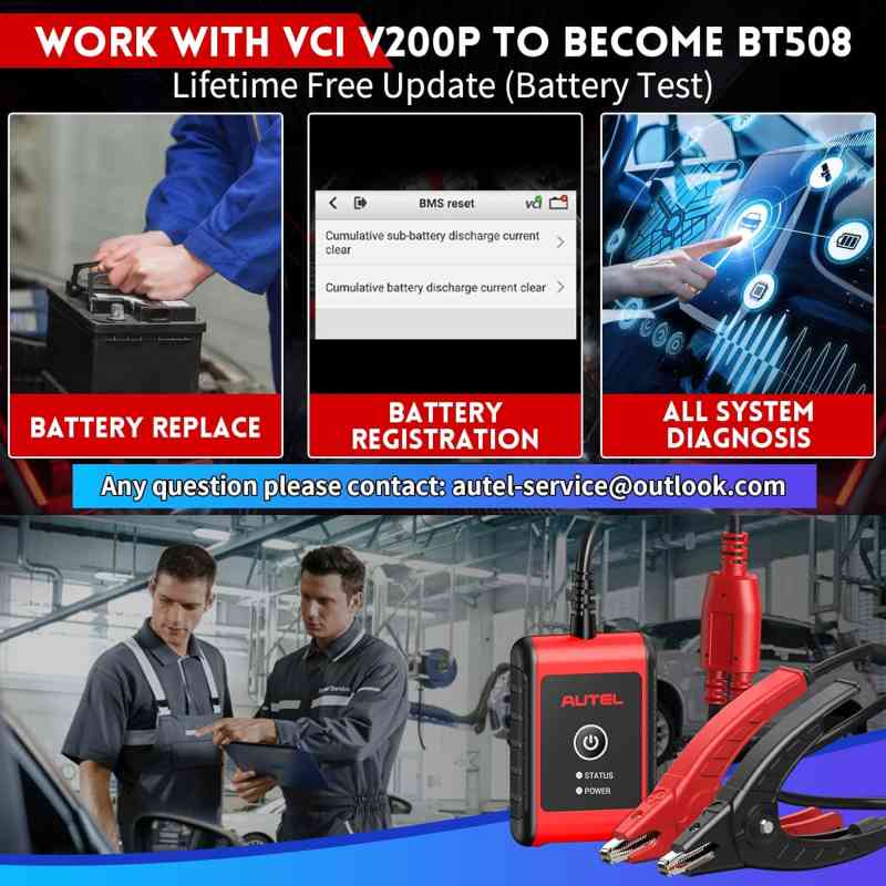 AUTEL MaxiBAS BT506 Intelligent Battery & Electrical System