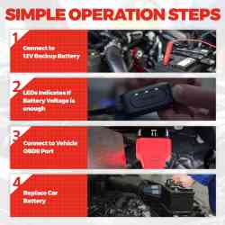 AUTEL MaxiBAS BTMS OBDII Memory Saver