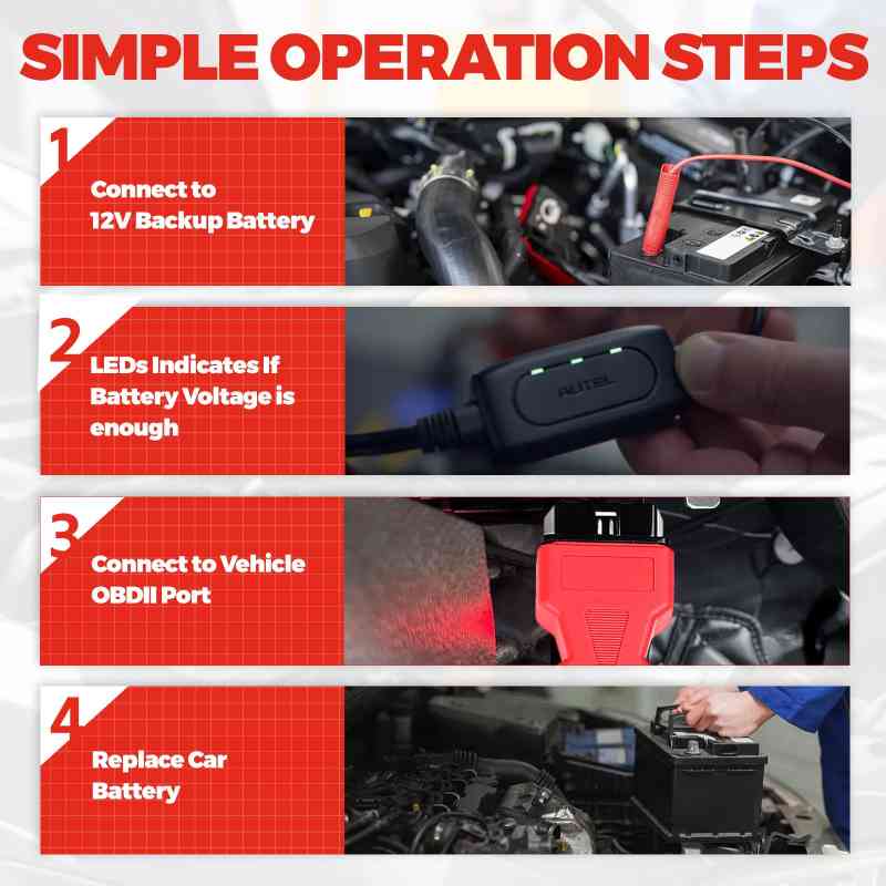 AUTEL MaxiBAS BTMS OBDII Memory Saver