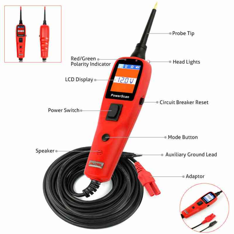 AUTEL PS100 Electrical System Diagnostics Power
