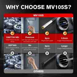 AUTEL MV105S 5.5 Maxi Video 105S Borescope Inspection Camera