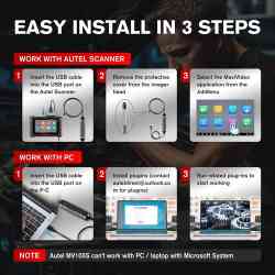 AUTEL MV105S 5.5 Maxi Video 105S Borescope Inspection Camera