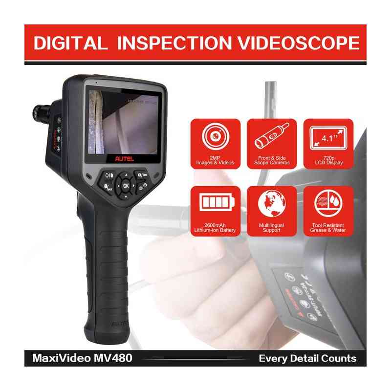 AUTEL MVIHI85 HD Camera for MV480 8.5 mm Dual