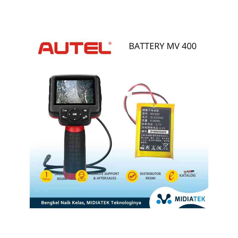 AUTEL MaxiVideo MV400 Rechargeable Li-ion Battery & Features
