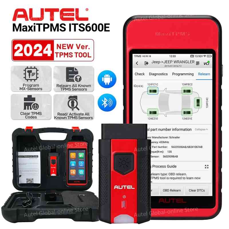AUTEL MaxiTPMS ITS600 TPMS Bluetooth Diagnostic Scan Tool