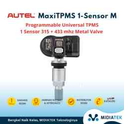 AUTEL MX-Sensor TPS218 – Dual Frequency Programmable TPMS Sensor 315 + 433 mhz Metal Valve