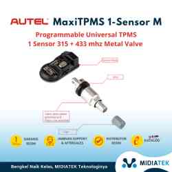 AUTEL MX-Sensor TPS218 – Dual Frequency Programmable TPMS Sensor 315 + 433 mhz Metal Valve