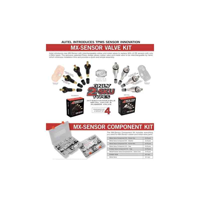 AUTEL Rubber Valve Kit – Replacement Valves for MX-Sensors