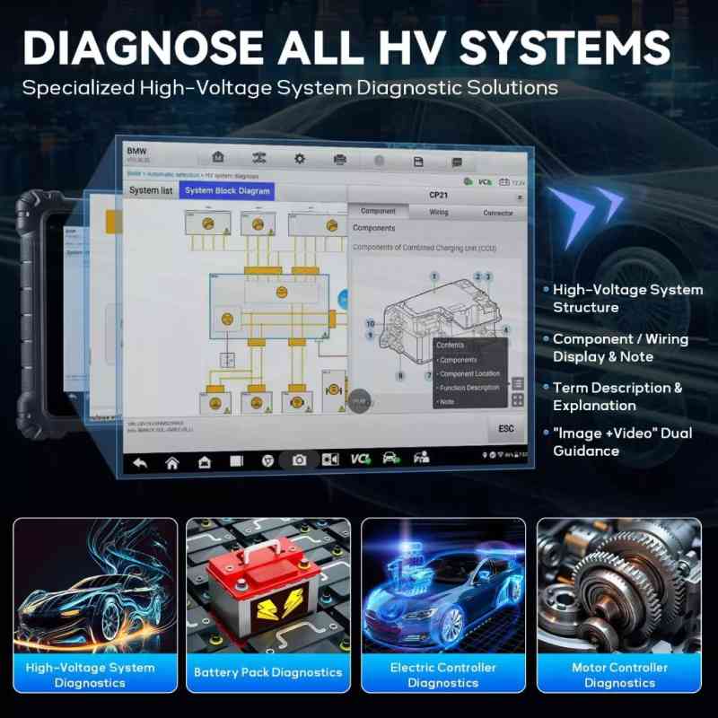 AUTEL MaxiSys MS909EV – Advanced Intelligent EV Diagnostics