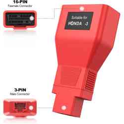 Kabel Adaptor OBD2 16 pin to 3 pin Honda AUTEL