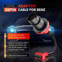 Kabel Adaptor OBD2 to Benz 38 pin AUTEL