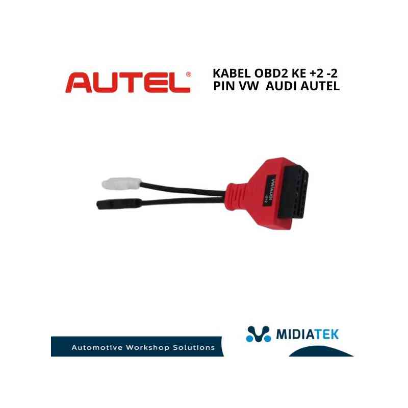 Kabel OBD2 ke +2 -2 pin VW AUDI AUTEL