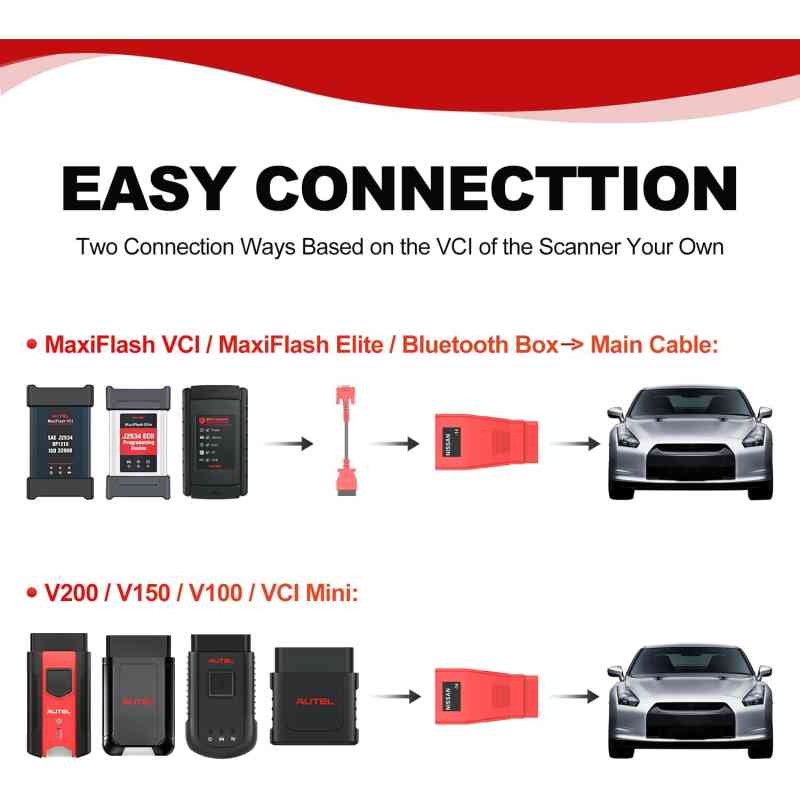 Kabel OBD2 ke 14 pin Nissan AUTEL