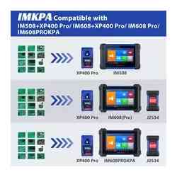 Key Programming Adapter Kit, compatible with the XP400Pro Key & Chip Programmer