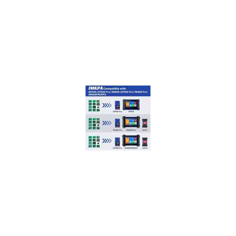 Key Programming Adapter Kit, compatible with the XP400Pro Key & Chip Programmer